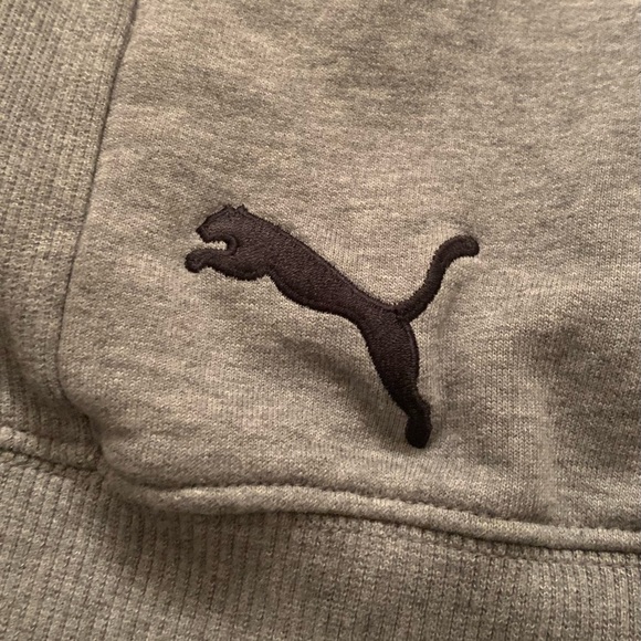 🌙 PUMA X SANKUANZ LOGO GREY LONG SLEEVE PULLOVER HOODIE - SIZE SMALL 🌙 - Picture 6 of 14